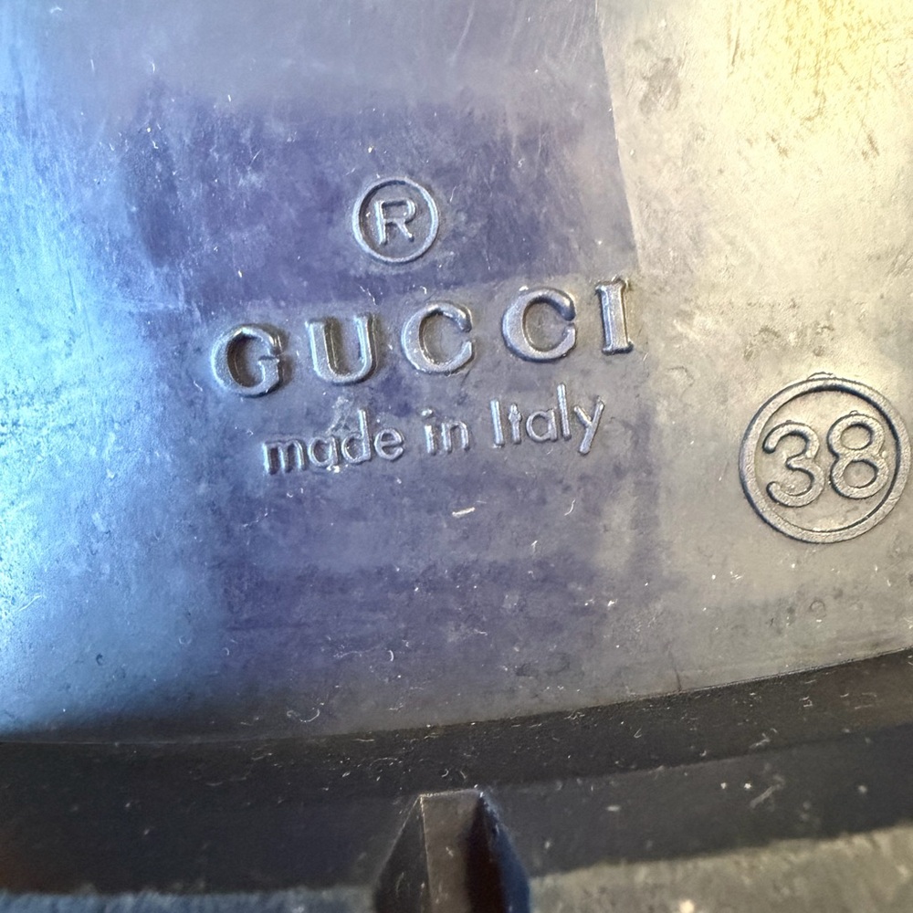 Authentic Gucci Monogram Rain Boots - image 6